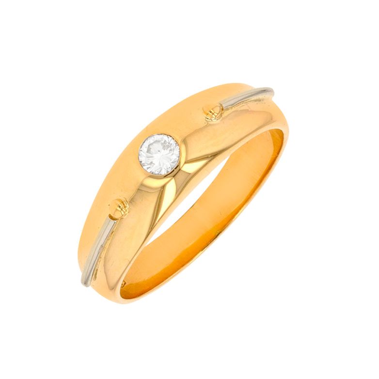 Acheter Bague vintage diamant 0.16 carat 2 ors 8.07g Comme neuf - 1900,00 € Bague vintage diamant 0.16 carat 2 ors 8.07g Comme neuf - reconditionné disponible sur Gemme Les Bijoux